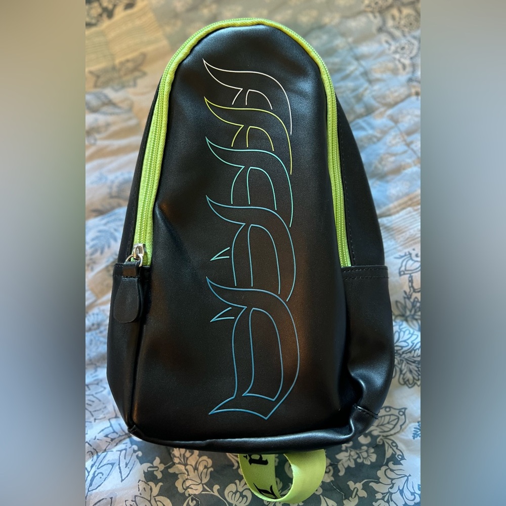 Disneyland Resort Black and Green Unisex Crossbody Bag